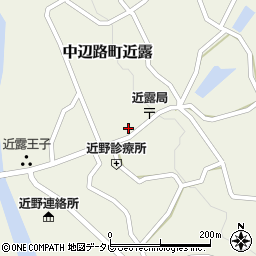和歌山県田辺市中辺路町近露960周辺の地図