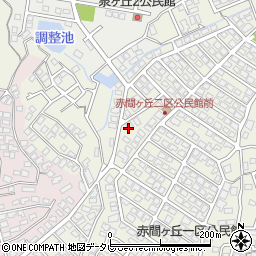 三郎丸地区公民館周辺の地図