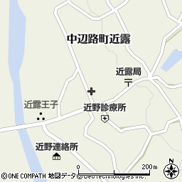 和歌山県田辺市中辺路町近露934周辺の地図