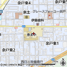 愛媛県松山市余戸東1丁目14周辺の地図