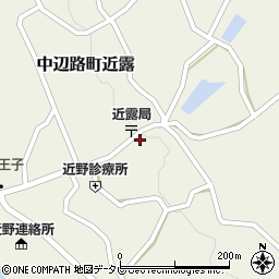 和歌山県田辺市中辺路町近露1118周辺の地図