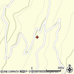 高知県長岡郡大豊町桃原1180周辺の地図