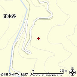 徳島県那賀郡那賀町音谷野田ノ尾周辺の地図
