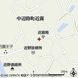 和歌山県田辺市中辺路町近露962周辺の地図
