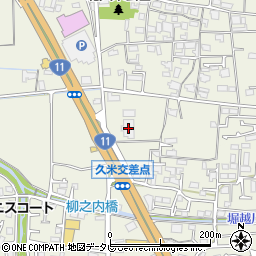 ＵＮＩＴＥＤ　ＯＡＫ久米店周辺の地図