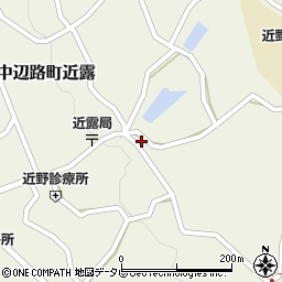 和歌山県田辺市中辺路町近露1110周辺の地図