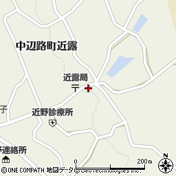 和歌山県田辺市中辺路町近露1112周辺の地図