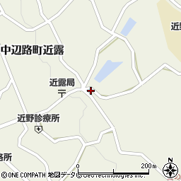 和歌山県田辺市中辺路町近露1111周辺の地図
