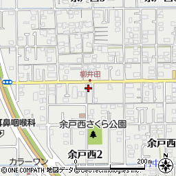 愛媛県松山市余戸西周辺の地図
