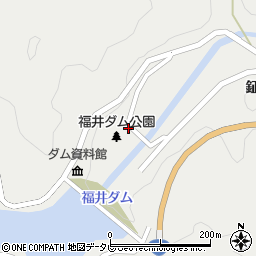 徳島県阿南市福井町裂股周辺の地図