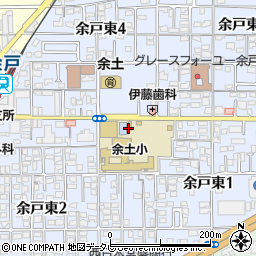 愛媛県松山市余戸東周辺の地図