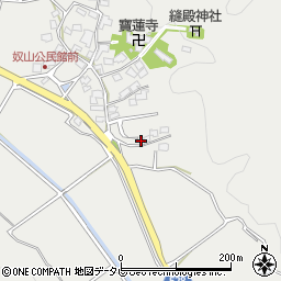 福岡県福津市奴山511周辺の地図