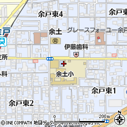 愛媛県松山市余戸東周辺の地図
