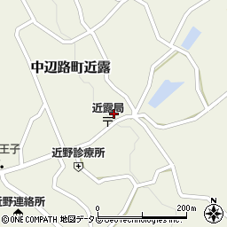和歌山県田辺市中辺路町近露965周辺の地図