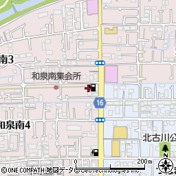 愛媛県松山市和泉南4丁目3-27周辺の地図