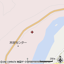 徳島県那賀郡那賀町吉野松ノ下周辺の地図