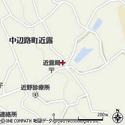 和歌山県田辺市中辺路町近露1013周辺の地図