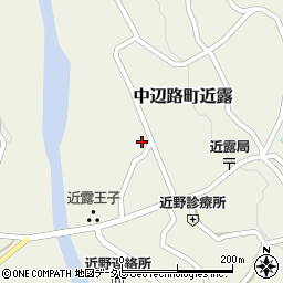 和歌山県田辺市中辺路町近露936周辺の地図