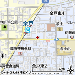 ふとんのヤマト松山支店周辺の地図