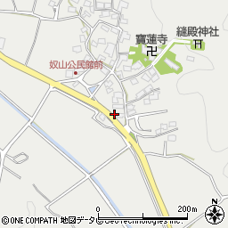 福岡県福津市奴山737周辺の地図