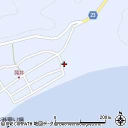 山口県熊毛郡上関町長島1334周辺の地図