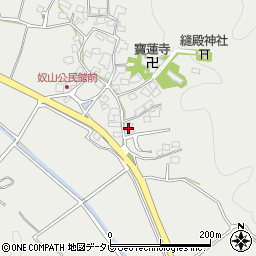 福岡県福津市奴山740周辺の地図