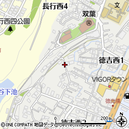 福岡県北九州市小倉南区徳吉西1丁目周辺の地図