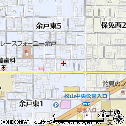 セキスイハイム中四国愛媛支社周辺の地図