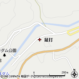 徳島県阿南市福井町鉦打周辺の地図