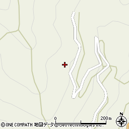 高知県長岡郡大豊町西峯1590周辺の地図