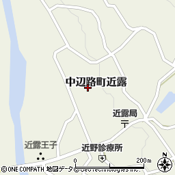 和歌山県田辺市中辺路町近露922周辺の地図