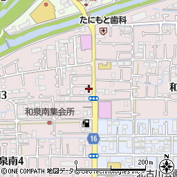 沖田花店周辺の地図