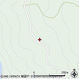 高知県土佐郡大川村大北川160-1周辺の地図