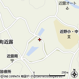 和歌山県田辺市中辺路町近露1033周辺の地図