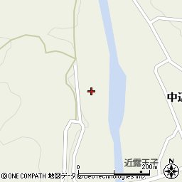 和歌山県田辺市中辺路町近露598周辺の地図