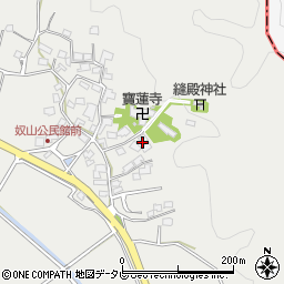 福岡県福津市奴山793周辺の地図