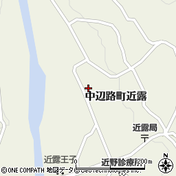 和歌山県田辺市中辺路町近露454周辺の地図