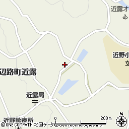 和歌山県田辺市中辺路町近露207周辺の地図