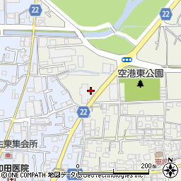 四国アセチレン工業株式会社　松山営業所周辺の地図