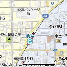 ほっともっと松山余戸店周辺の地図