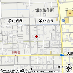 愛媛県松山市余戸西6丁目6周辺の地図