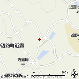 和歌山県田辺市中辺路町近露208周辺の地図