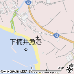和歌山県御坊市名田町楠井674周辺の地図
