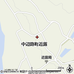 和歌山県田辺市中辺路町近露443周辺の地図