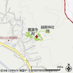 福岡県福津市奴山791周辺の地図