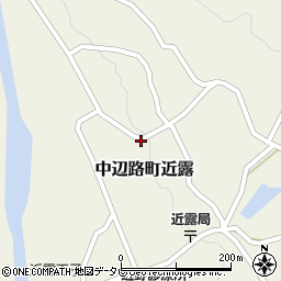 和歌山県田辺市中辺路町近露444周辺の地図