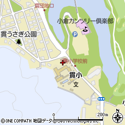 北九州市役所市民文化スポーツ局　貫市民センター周辺の地図