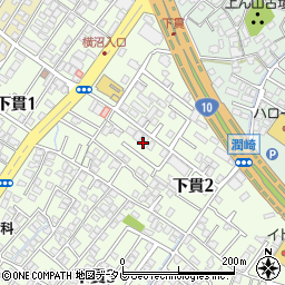 橋口工務店周辺の地図
