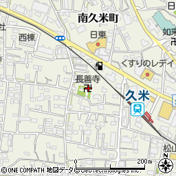 長善寺周辺の地図