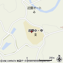 田辺市立近野中学校周辺の地図